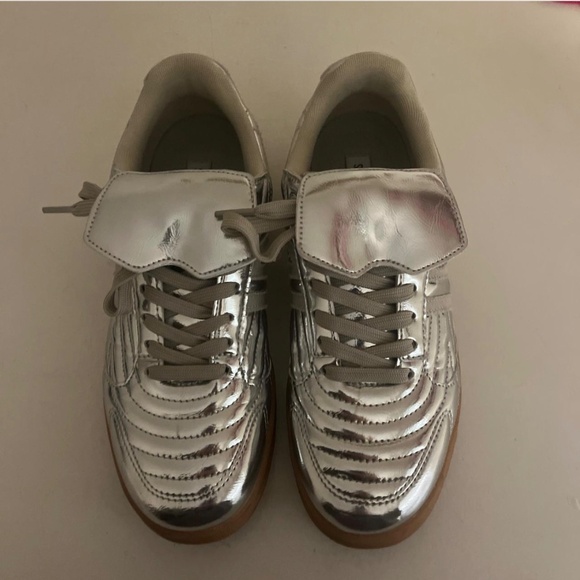 Steve Madden Silver Sneakers - Picture 3 of 3